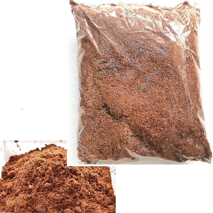 Mụn dừa xay mịn, chất nền tuyệt vời cho bộ rễ của cây trồng túi 5 dm3 tương đương 600g