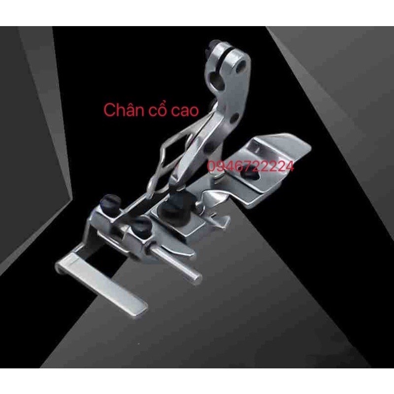 Chân vịt tra bo cổ , bo tay máy vắt sổ 4 ống chỉ