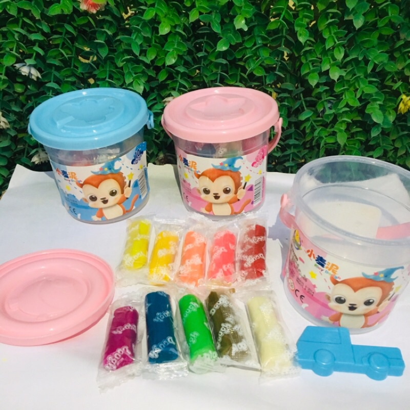 Đất nặn xô cho bé, đồ chơi đất nặn nhiều màu