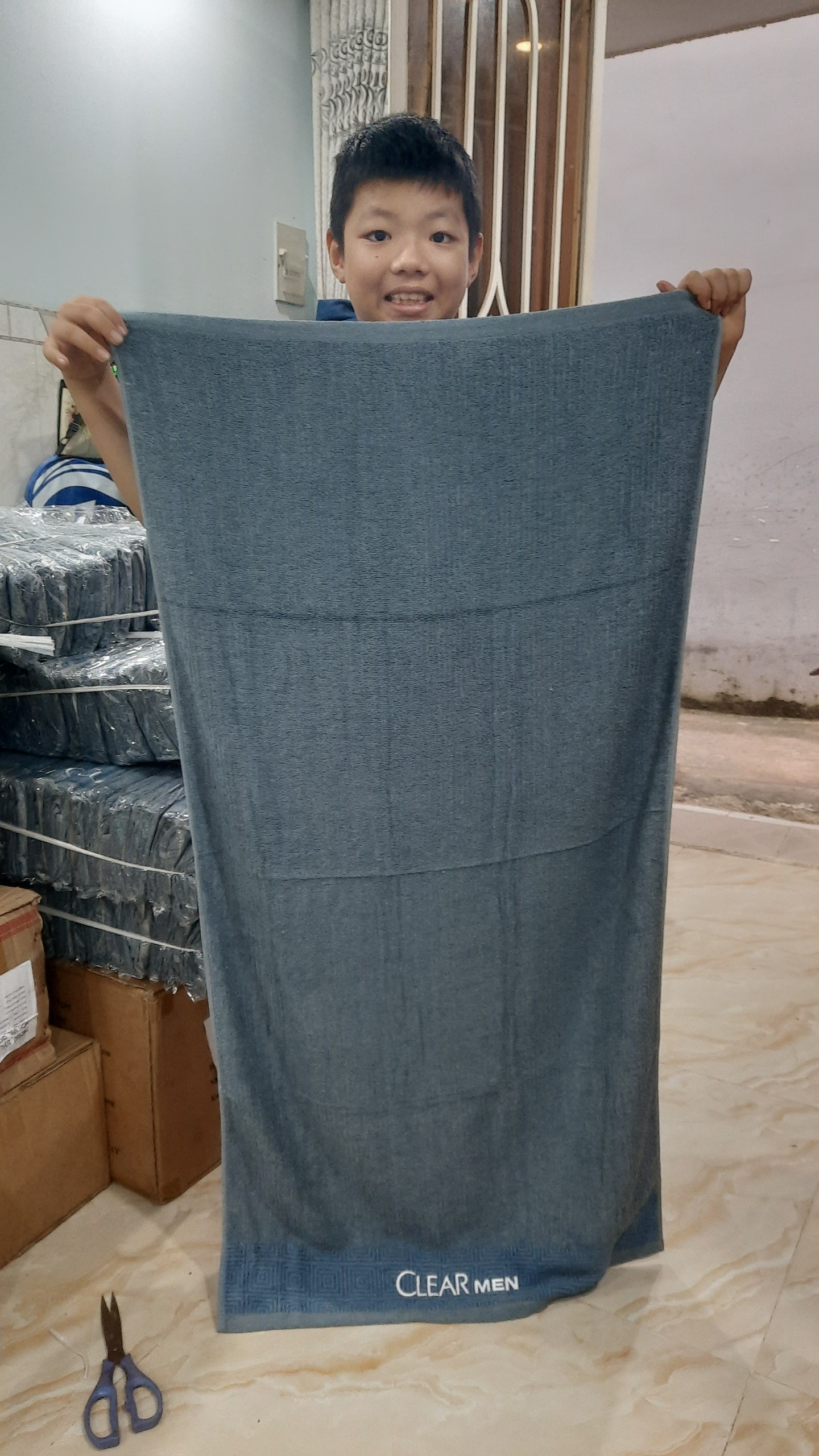 Khăn tắm 120×60cm hkm clear