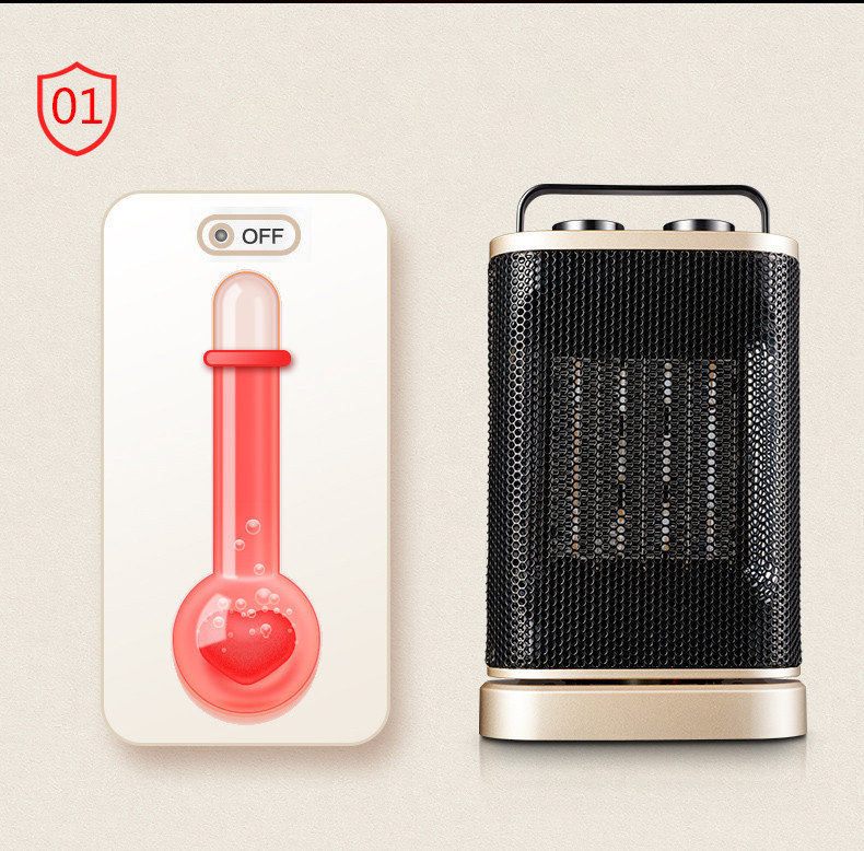 Máy sưởi, quạt sưởi gốm mini đa năng T320