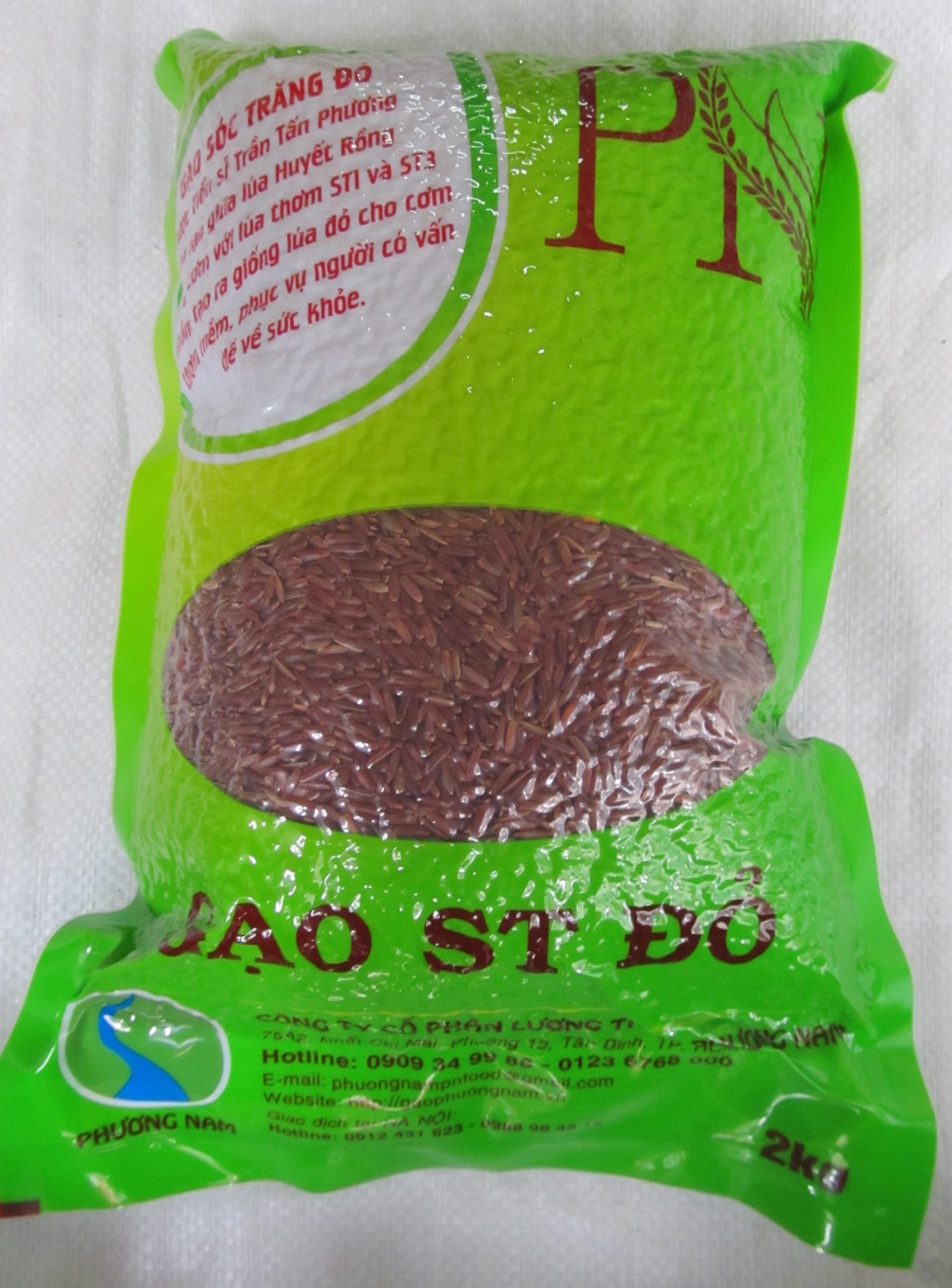 GẠO LỨT ĐỎ SÓC TRĂNG (Túi hút chân không 2kg)