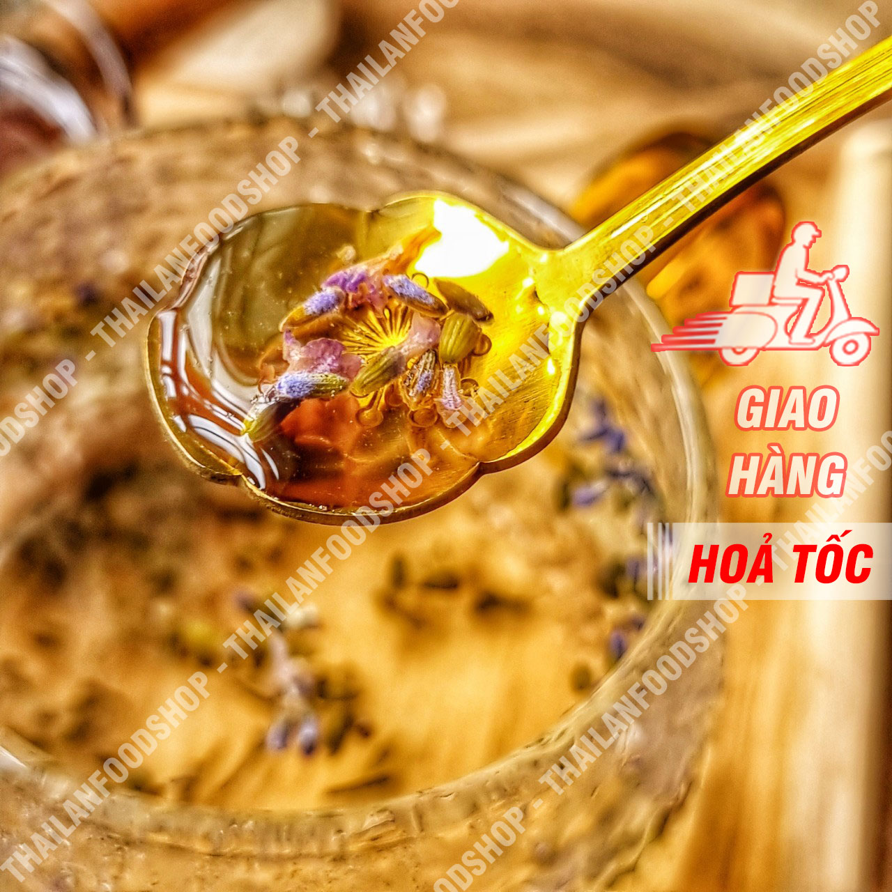 Trà Hoa Oải Hương (Lavender) Lon 150Gram