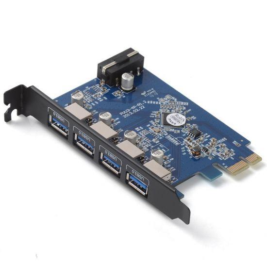 Card 4 cổng Usb 3.0, gắn cổng PCI cho PC
