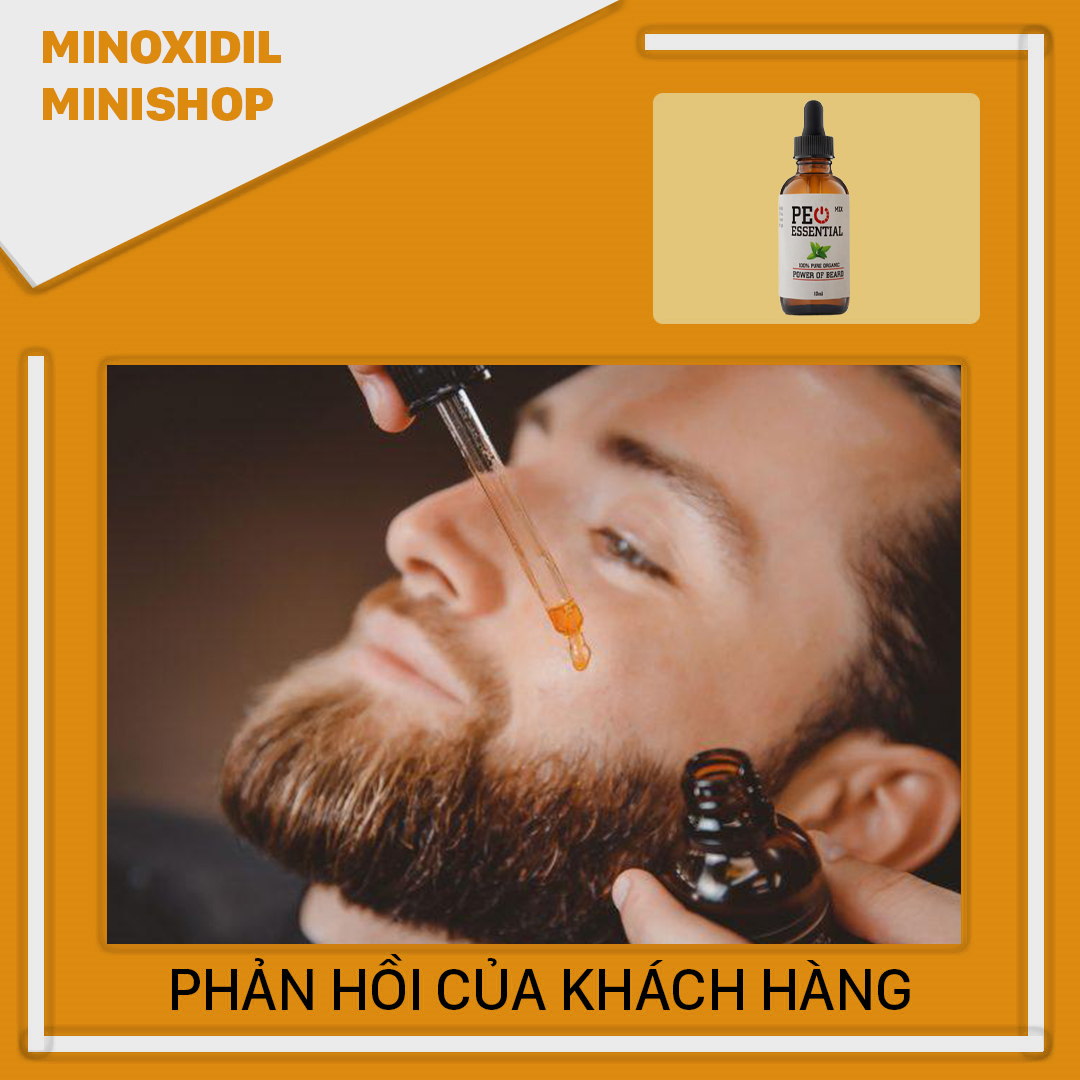 PEO Mix Hỗ Trợ Minoxidil Mọc Râu Tóc 5% Dạng Lỏng