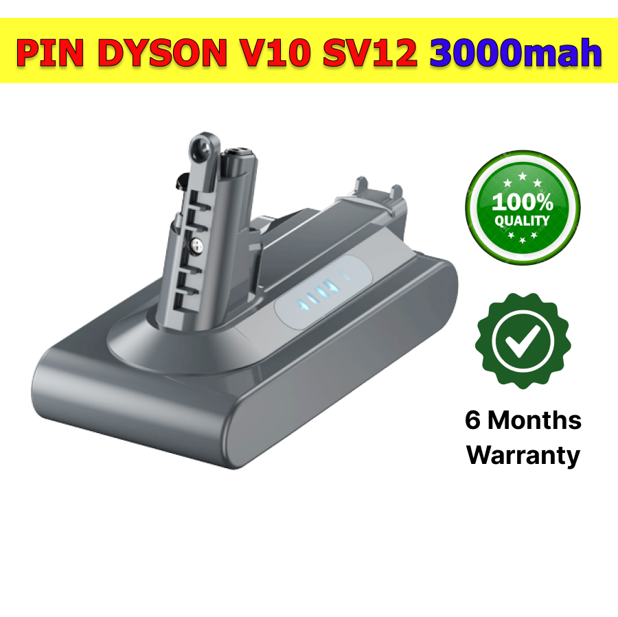 Replacement battery for vacuum cleaner Dyson V10 SV12