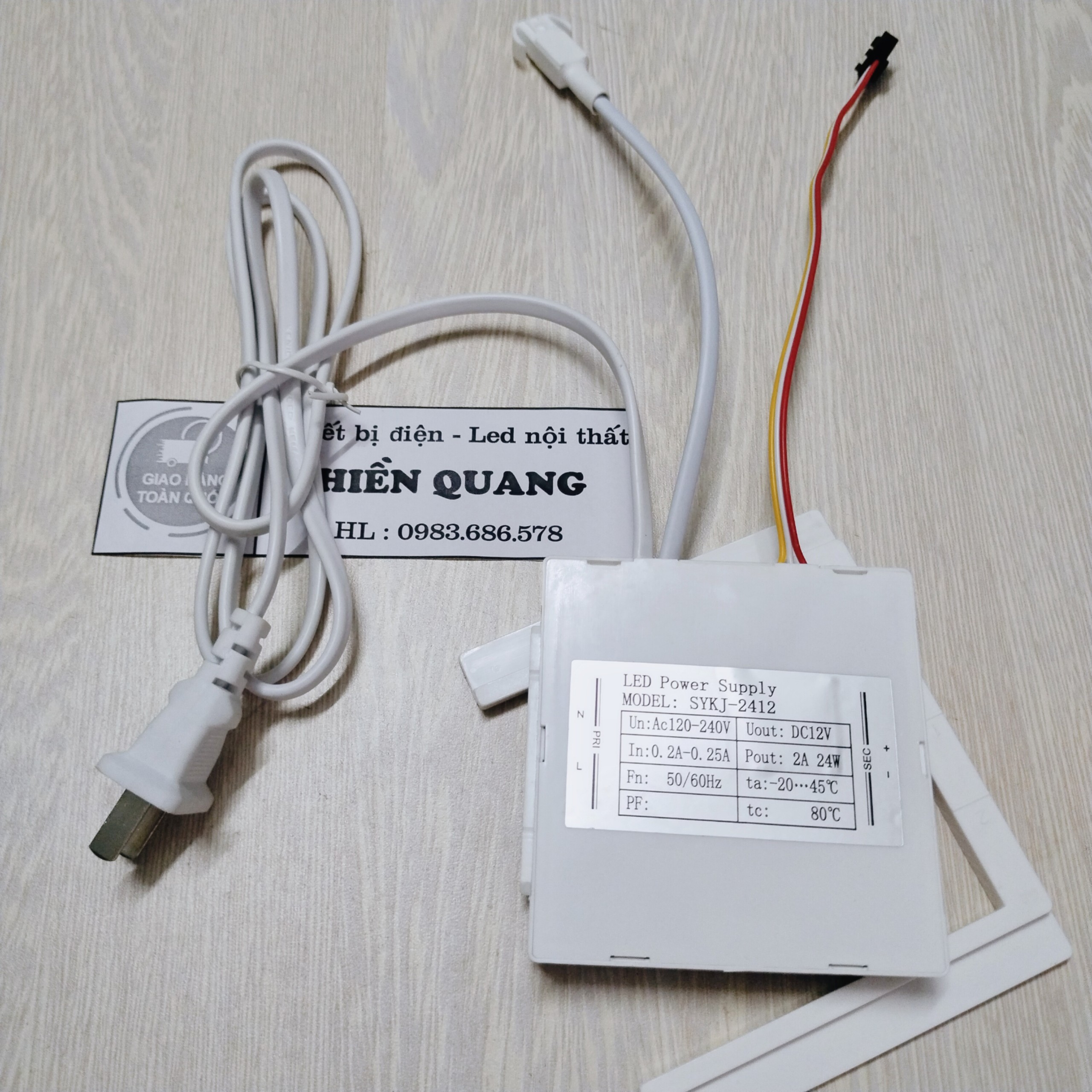 Công tắc cảm biến gương led liền nguồn 1A,2A,3A