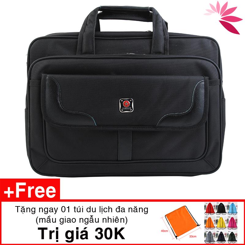 Cặp đựng laptop , túi đựng laptop sách vở tài liệu Sao Vàng C01 27 x 39 x 15cm vải đẹp, lót lụa tặng quà trị giá 30K.Mua 2 giảm 10%, follow shop giảm 30k