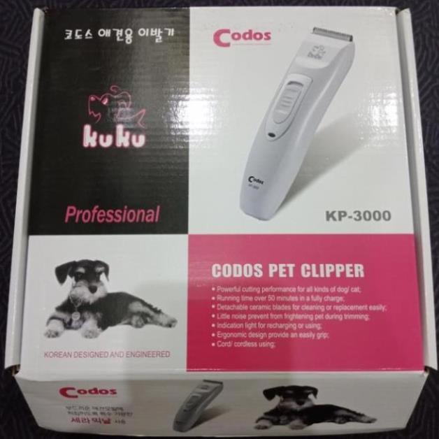 Orgo - Tông đơ codos KP3000 (Bảo hành 6 tháng) cắt tỉa lông chó mèo