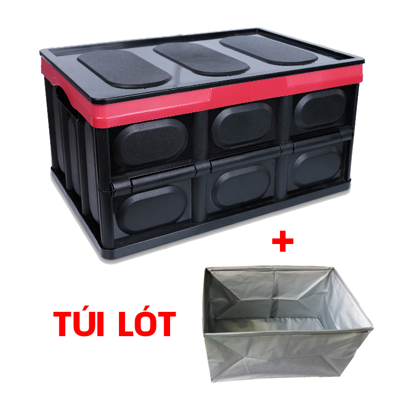 56l luxury high quality pp Trunk Organizer foldable storage box