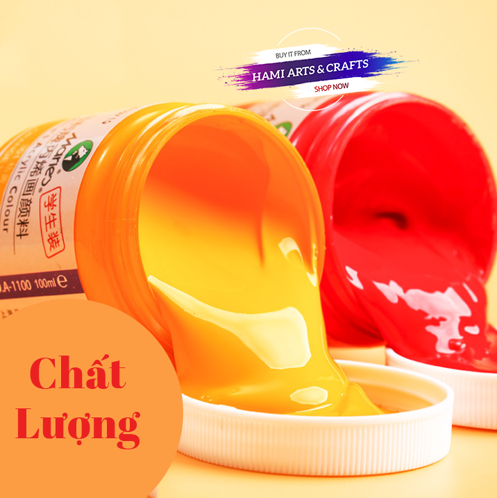 Màu Acrylic Maries dạng hủ 100ml - P1