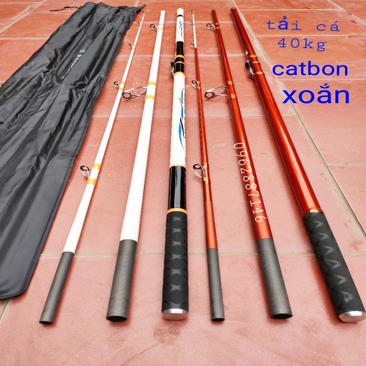 Cần câu cá 3 khúc shimano fuji 4m2 bxt siêu bạo lực loại 1 - Cam kết bảo hành đổi trả trong 2 tuần đầu