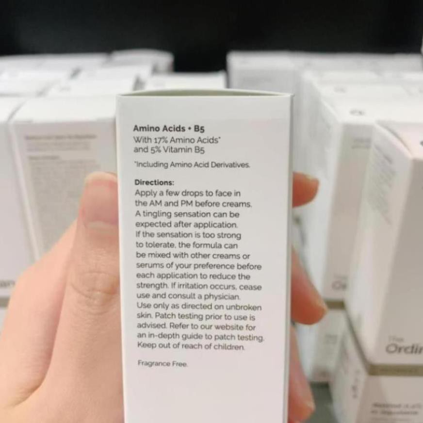 Tinh chất phục hồi The Ordinary Amino Acids + B5 ( 30mL )