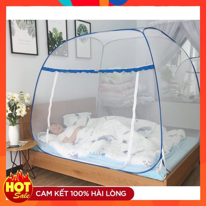 Màn chụp tự bung ĐỈNH RỘNG cao cấp - Mùng Chụp Xếp Gọn Di Động Siêu Bền