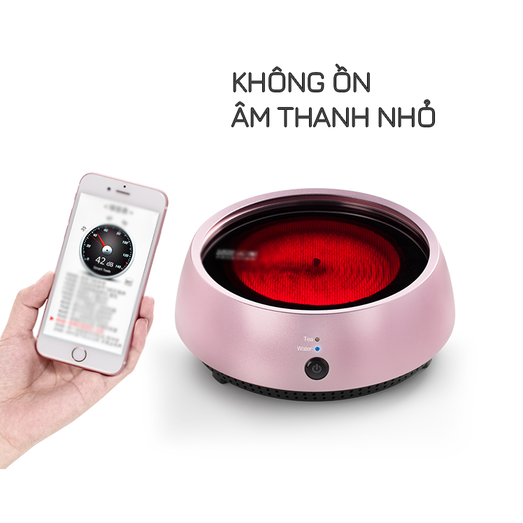 Bếp đun, hâm nóng pha trà  Sama D001A màu đen