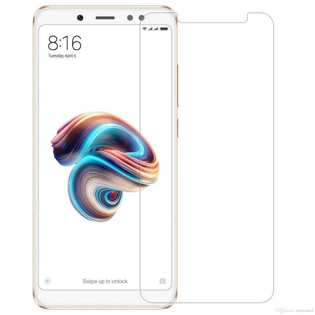 Bộ ốp lưng silicon+kính cường lực Xiaomi Redmi Note 5 Pro