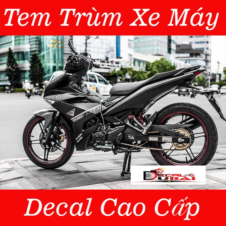 Tem Trùm Exciter 150 Đen Nhám Cao Cấp