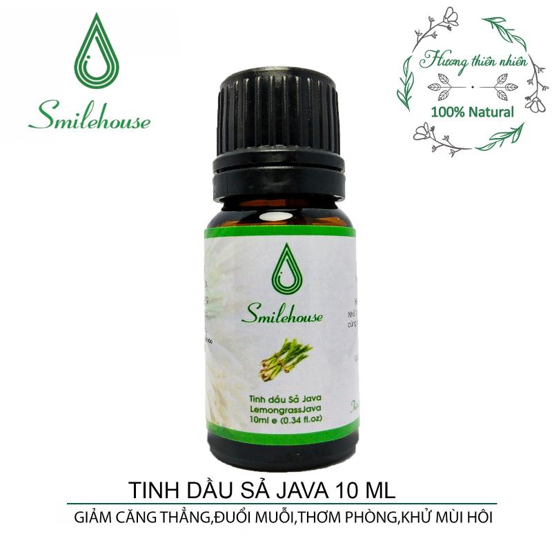Tinh dầu Sả Java Smilehouse 10ml – thơm phòng, khử mùi hôi, giảm căng thẳng, xuôi đuổi côn trùng N nhập khẩu