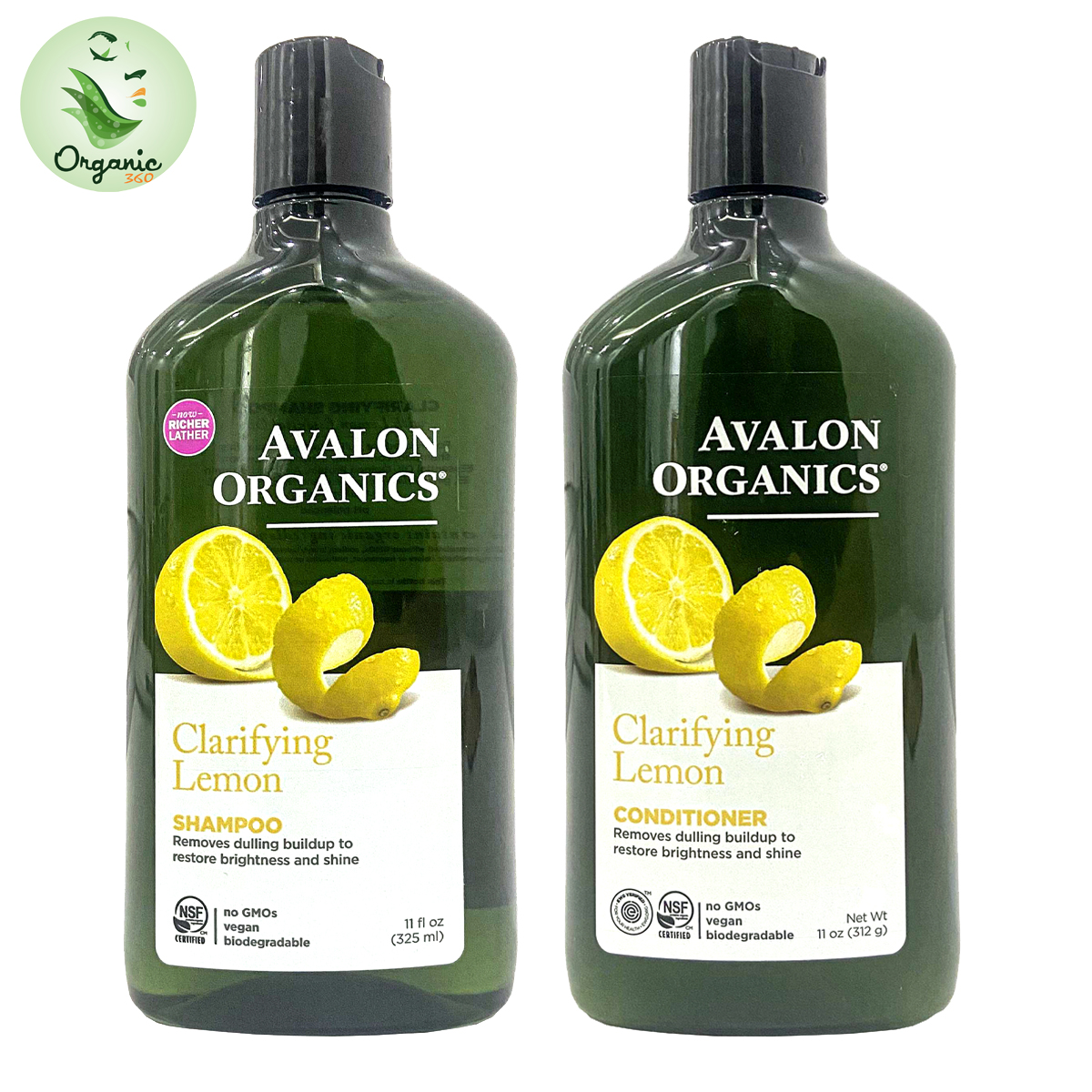 Avalon Organics Organic Shampoo - Conditioner - Shower Gel