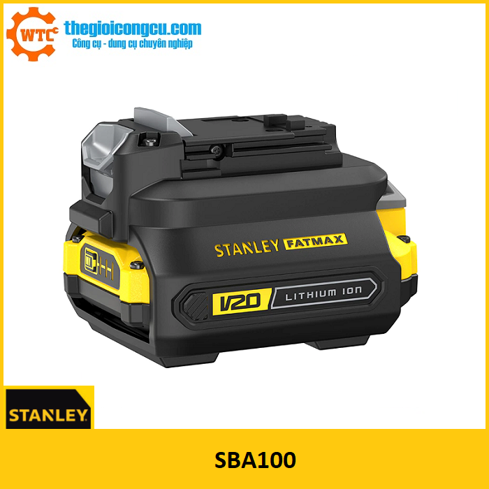 Đế chuyển pin 20v stanley sba100