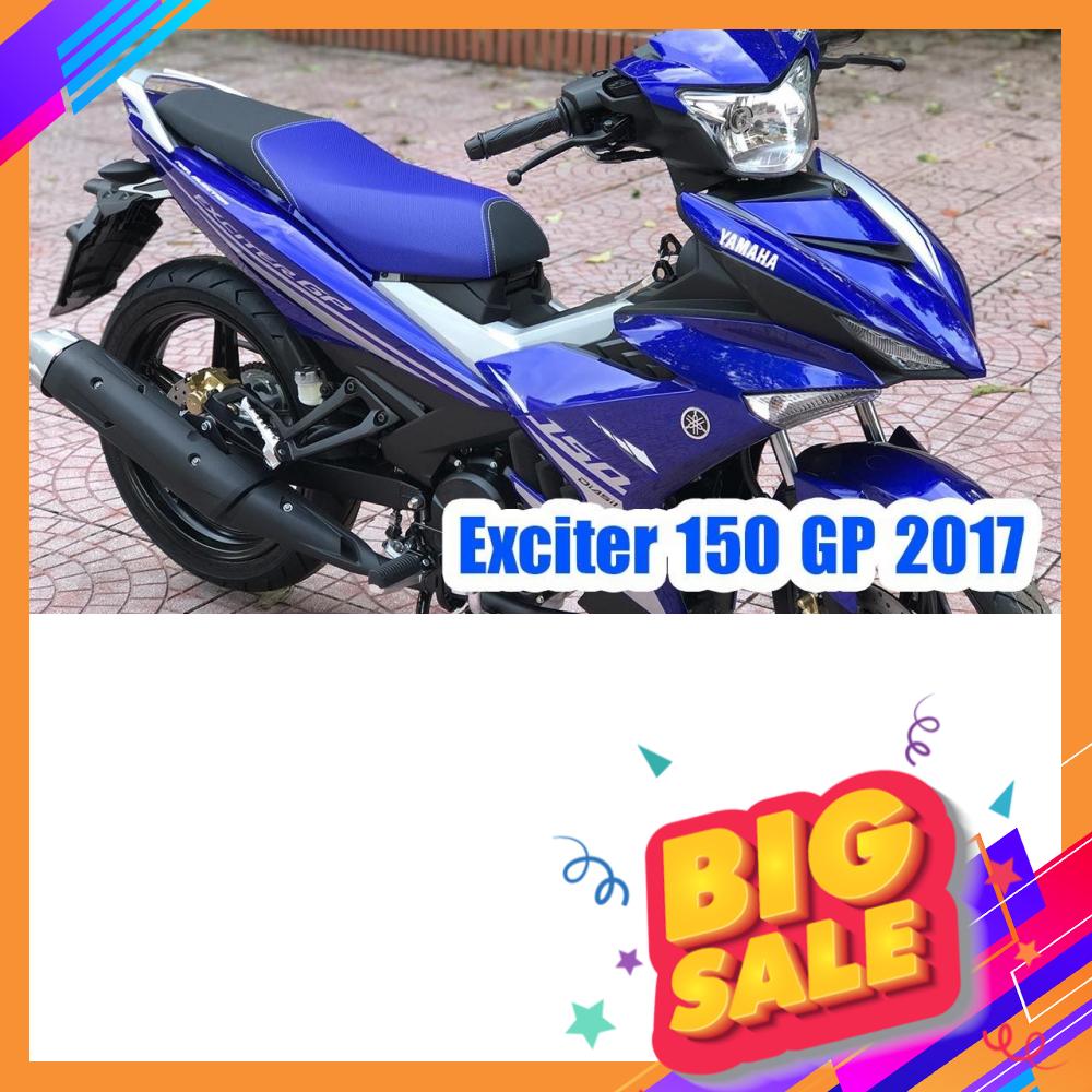 [EXCITER 2017] BỘ TEM RỜI MẪU ZIN DÁN FULL XE YAMAHA EXCITER 2017 3 LỚP CAO CẤP KHÔNG PHAI MÀU( MÀU XANH GP )