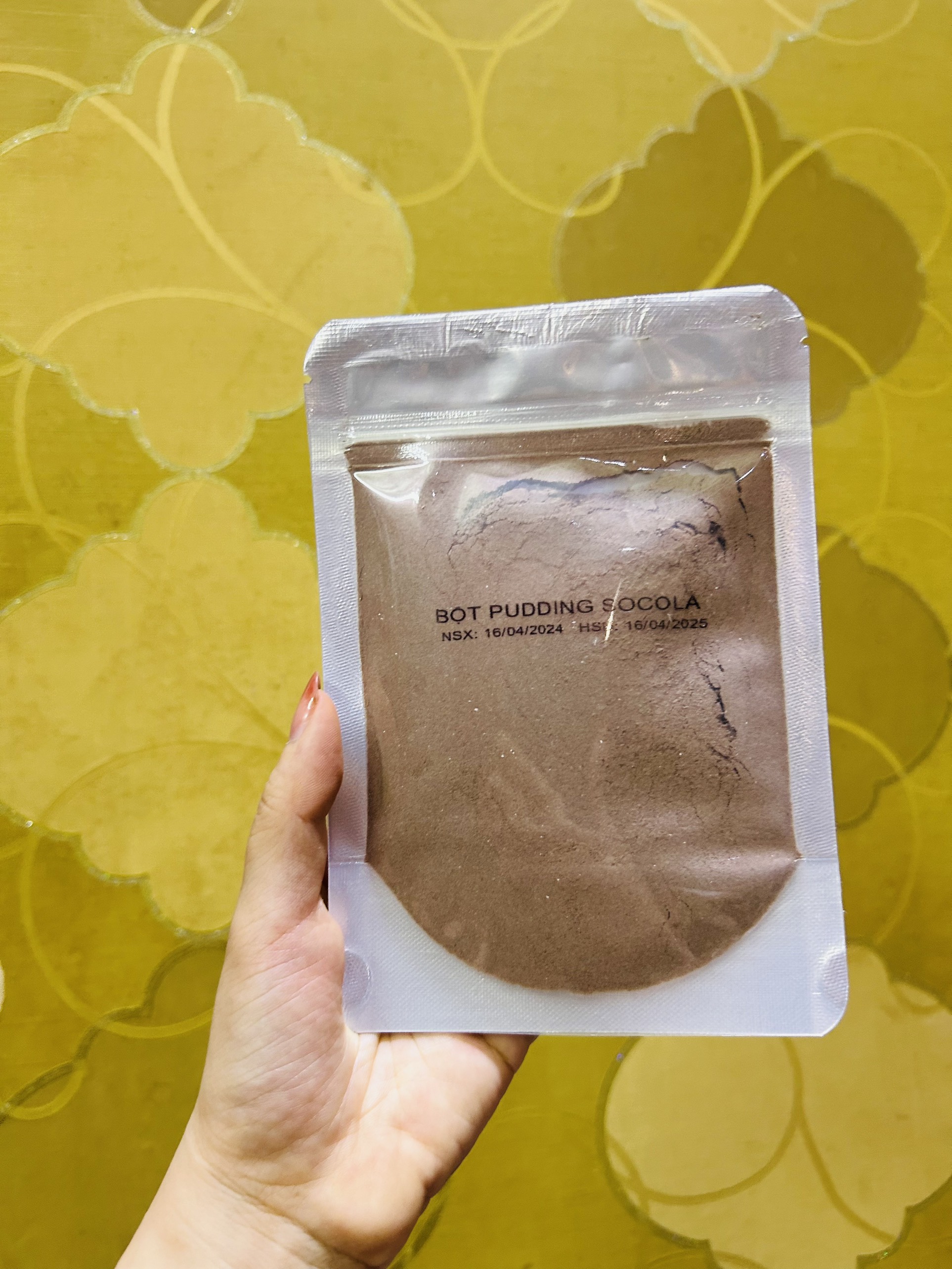 Bột Thạch Pudding Vị Sô-cô-la Thơm Ngon Gói Dùng Thử 100gr