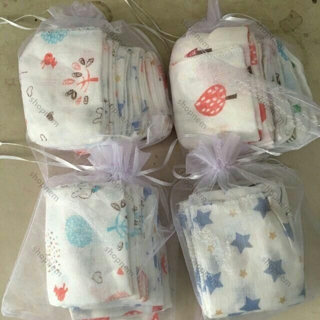 Gói 10 khăn xô sữa (khăn ăn) khăn sữa Aden & Anais