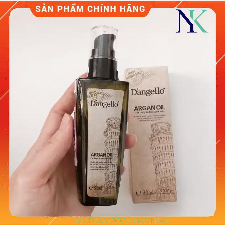 [HCM]Tinh Dầu Dưỡng Bóng Tóc Dangello Argan Oil 60Ml