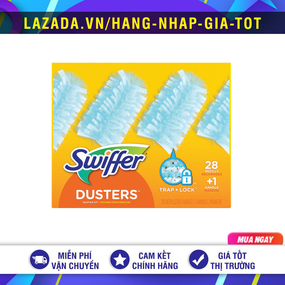 BỘ DỤNG CỤ QUÉT BỤI SWIFFER DUSTER DUSTING KIT (1 tay cầm - 28 đầu)