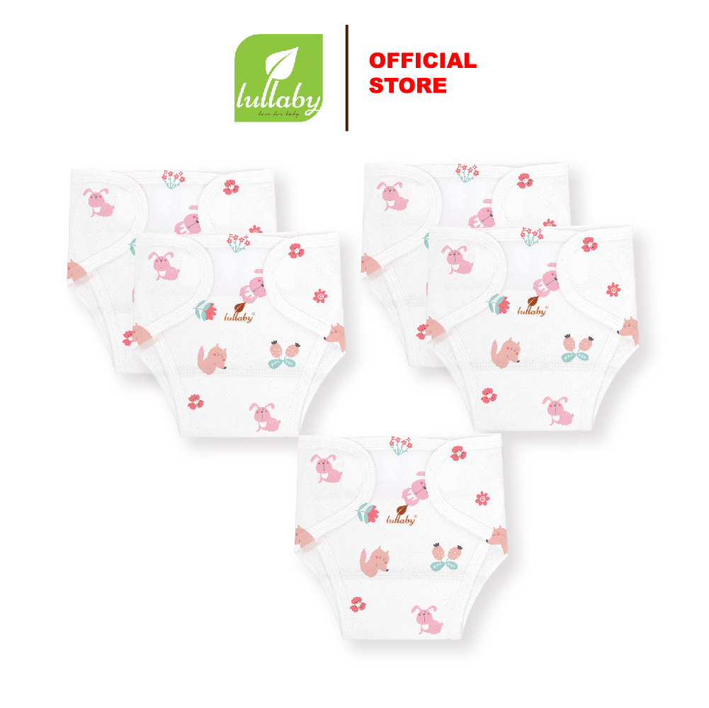 LULLABY - NH328M - Set 4 quần bỉm sơ sinh