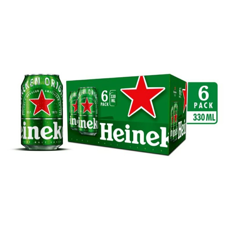 Bia Heineken lốc 6 lon