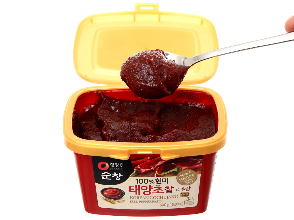 [Hộp nhỏ 200g (ĐỎ)] TƯƠNG ỚT GẠO LỨT HÀN QUỐC Daesang [Korea] MIWON Brown Rice Hot Pepper Paste (bph-hk)