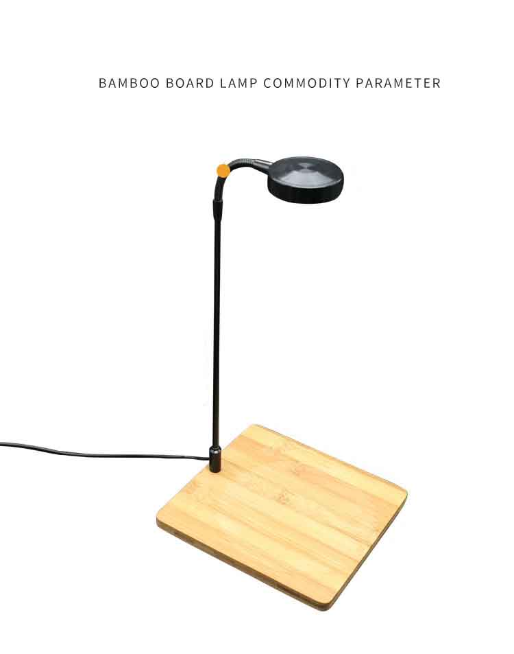 Đèn LED đế gỗ Terrarium để bàn cực đẹp