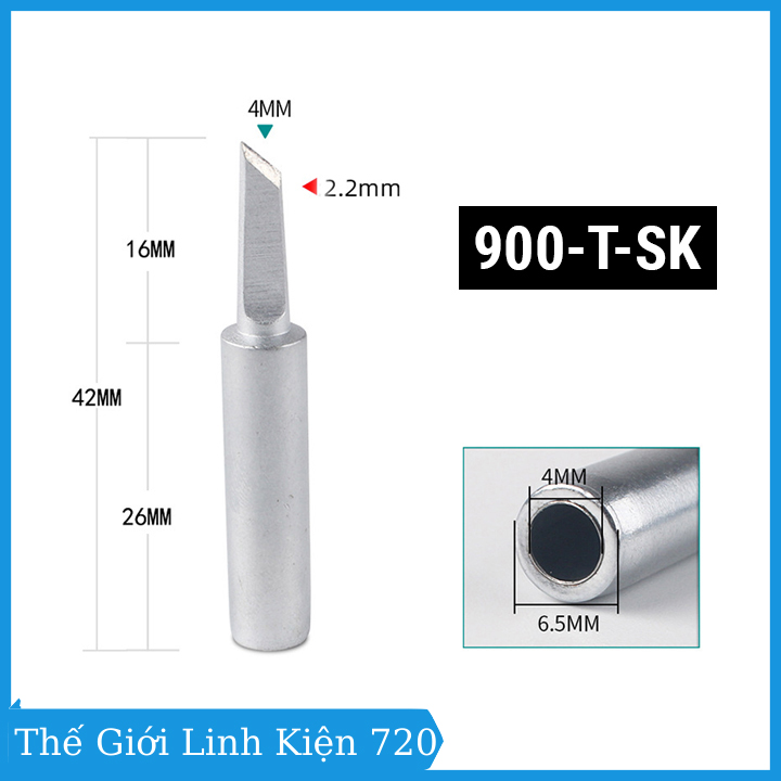 Mũi hàn quick 900m thay thế cho máy hàn quick, hakko 936 - 937