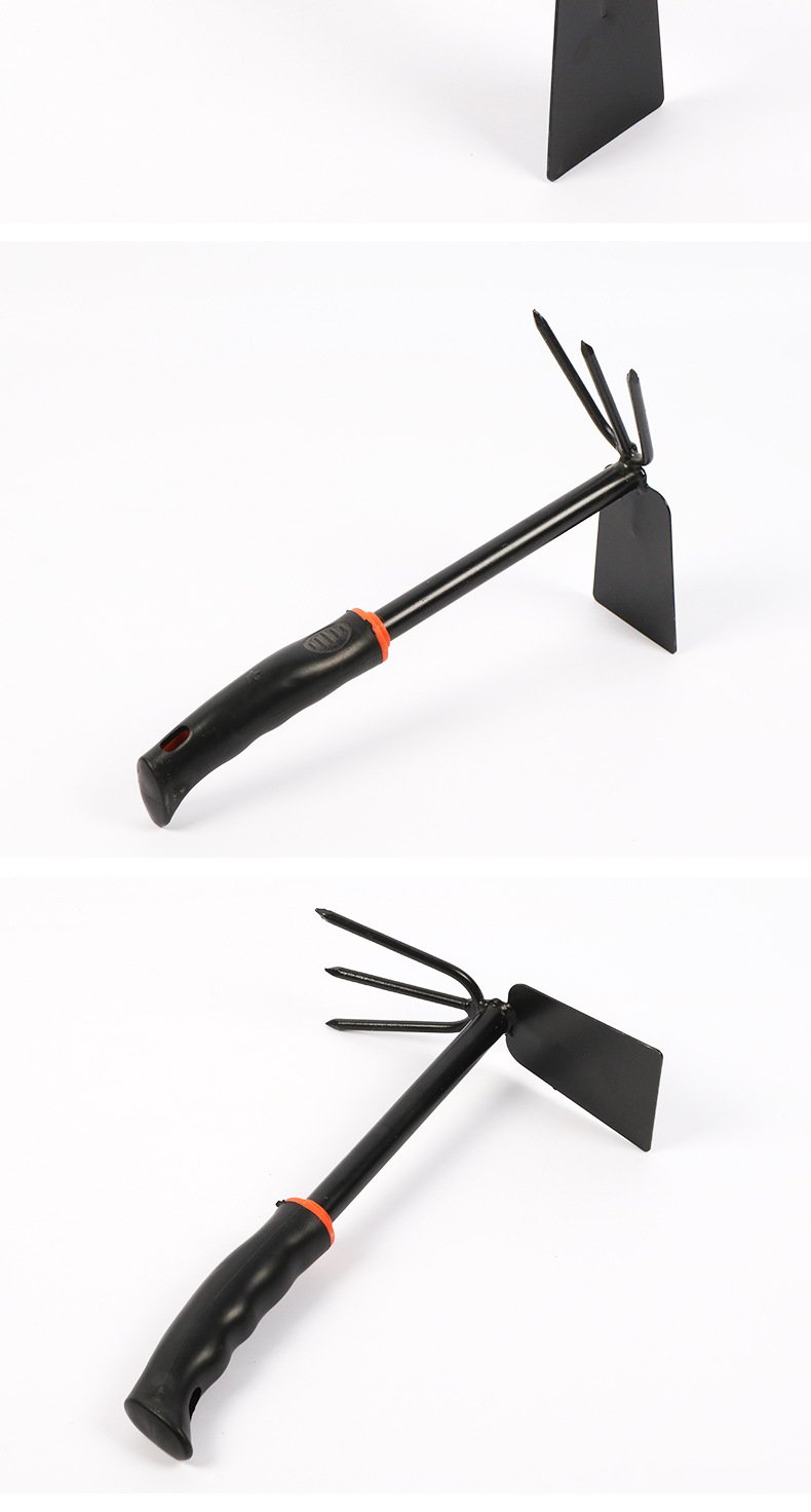 [Rẻ vô địch] Dụng cụ làm vườn mini cuốc, cào 2 trong 1 dài 30cm tiện dụng