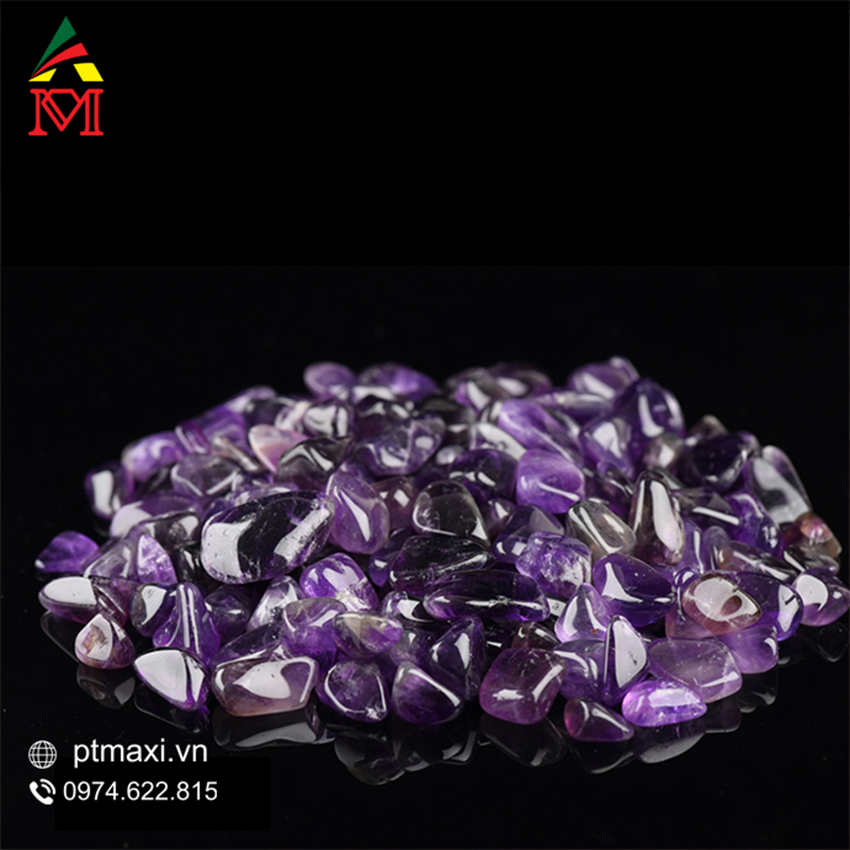 100g Đá Vụn Thạch Anh Tím