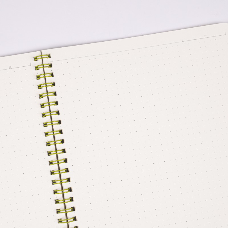 Vở lò xo kép Dot Grid B5 - 200 trang; MS: 579 .