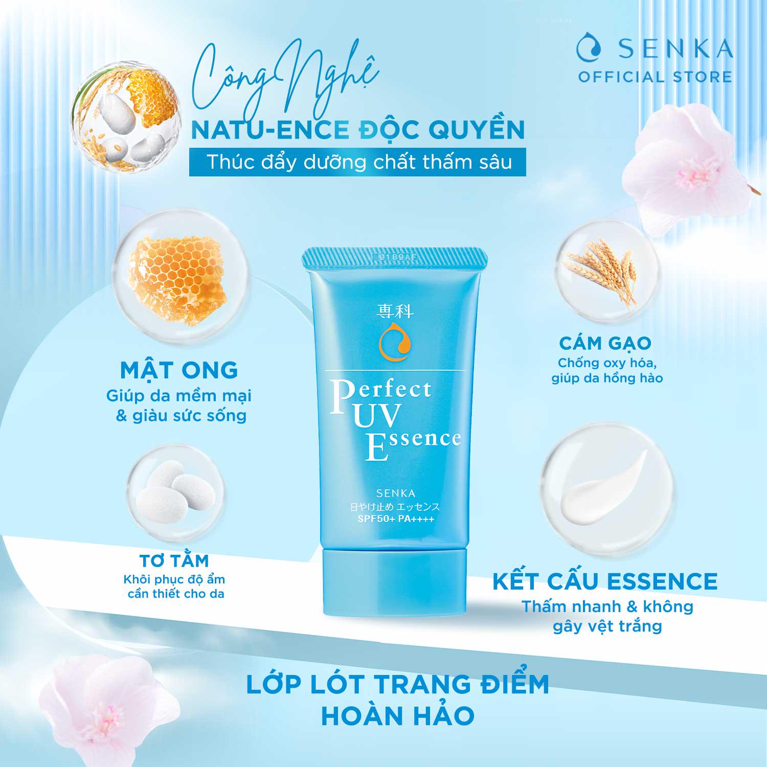 Kem Chống Nắng Dạng Essence Senka Nhật 50g