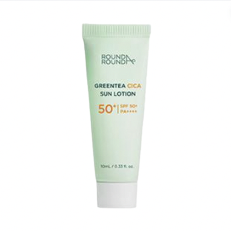Kem chống nắng roundaround greentea cica sun lotion spf50+ pa++++