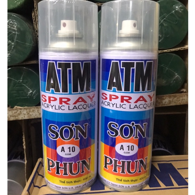 [CHÍNH HÃNG] Sơn phun bóng, Sơn xịt bóng không màu A10