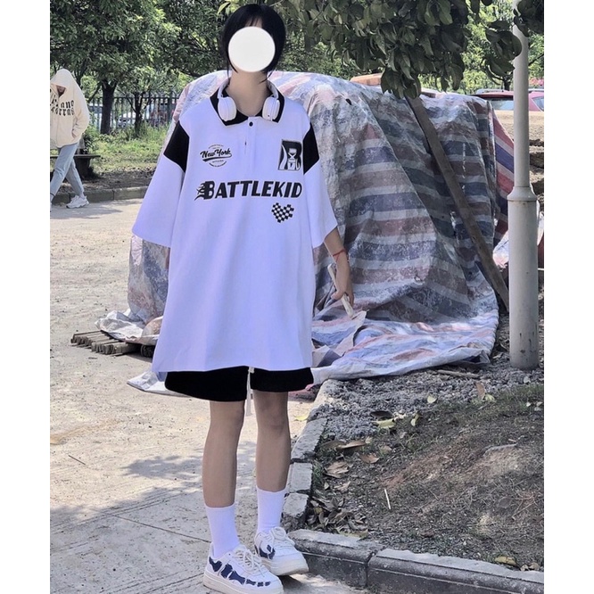 Set bộ áo thun polo mix quần đùi - Battle
