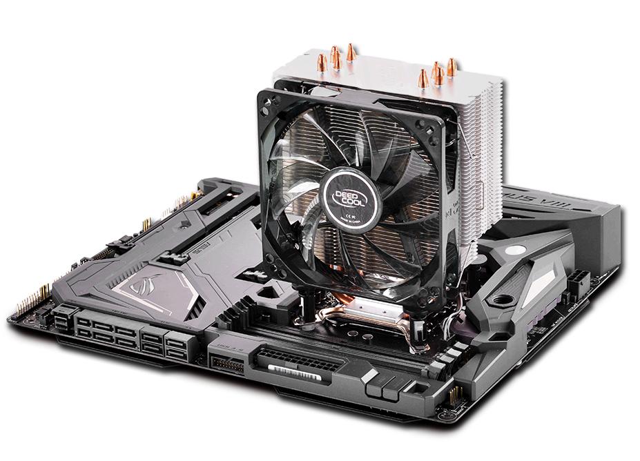 Quạt tản nhiệt cpu Deepcool Gammaxx 400 led xanh