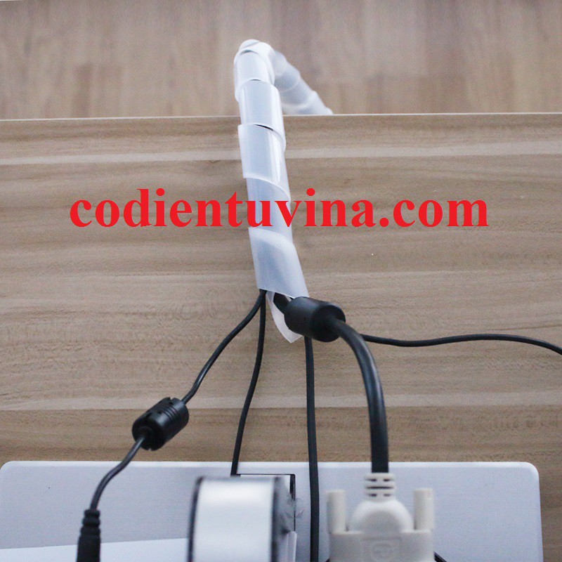 Dây xoắn nhựa đen (Spiral Tubes- hay Dây xoắn ruột gà) Màu đen phi 20