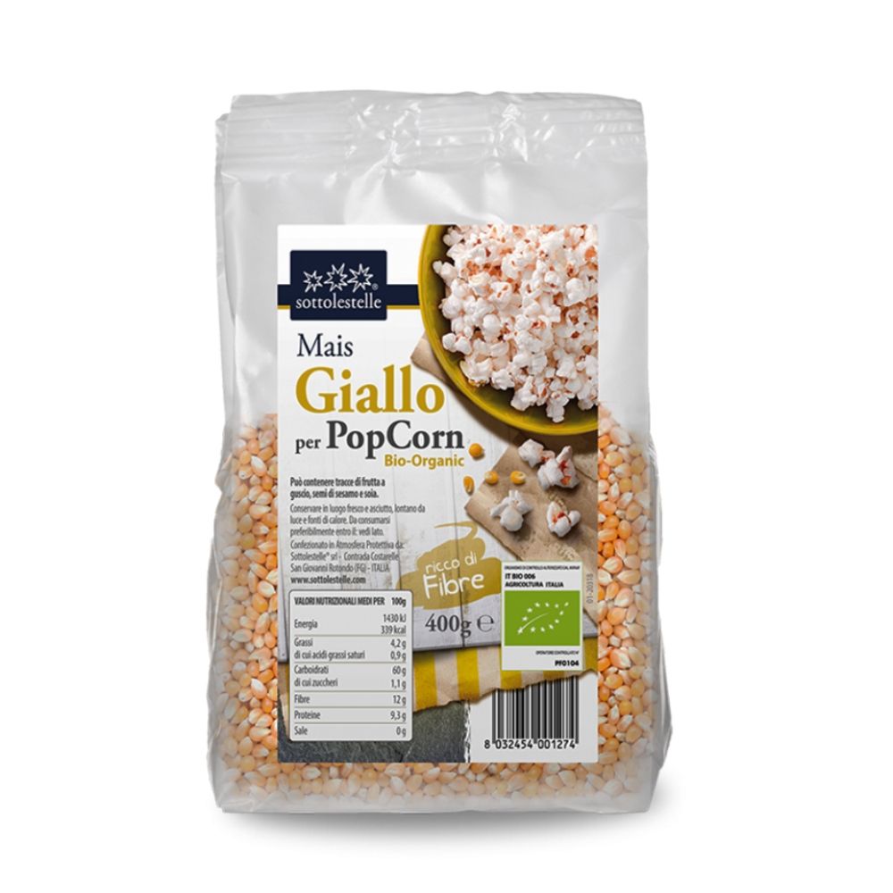 [HCM]Hạt bỏng ngô vàng hữu cơ Sotto 400g