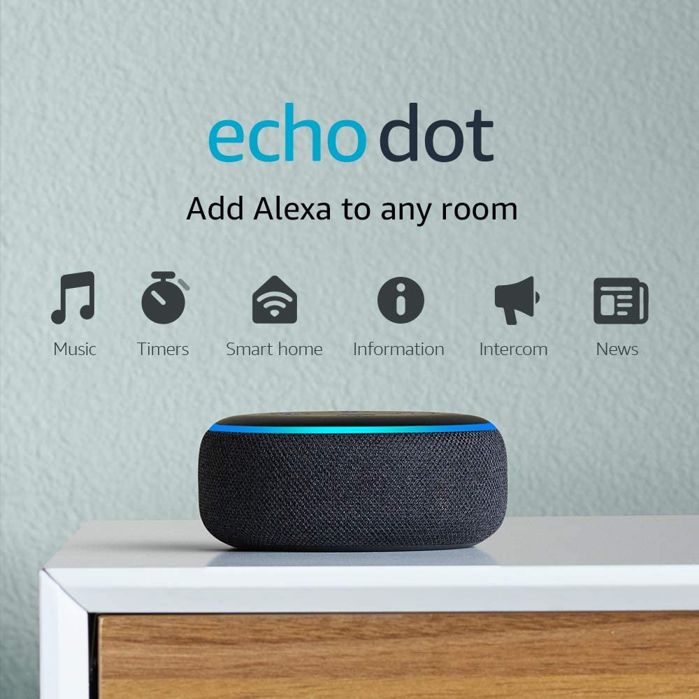 Loa Amazon Echo Dot 3 - loa thông minh Alexa gen 3 [Nhập USA]