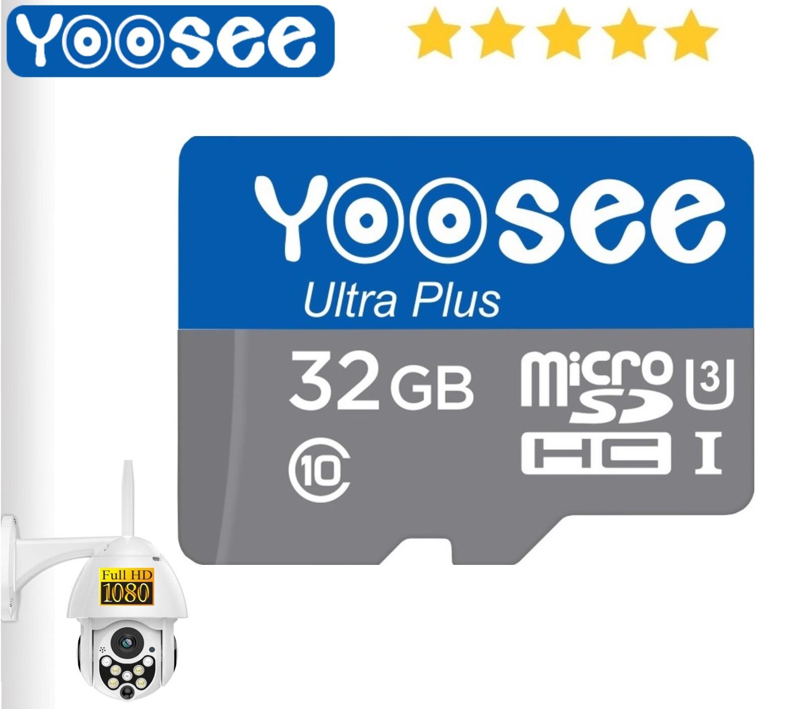 Thẻ nhớ Yoosee Class 10  32G phiên bản mới 2020, tốc độ đọc ~100mb