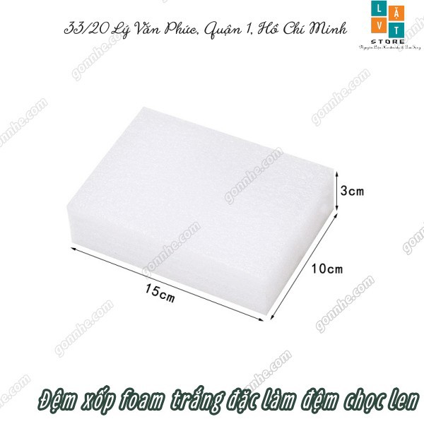 [HCM][Handmade - Len chọc] Đệm chọc len bằng mút xốp Foam