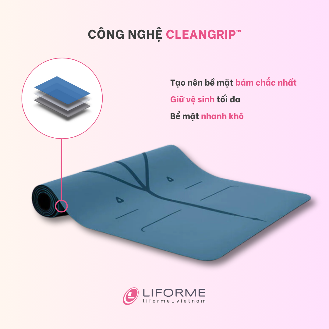 Liforme Classic Yoga Mat 4.2mm - Blue