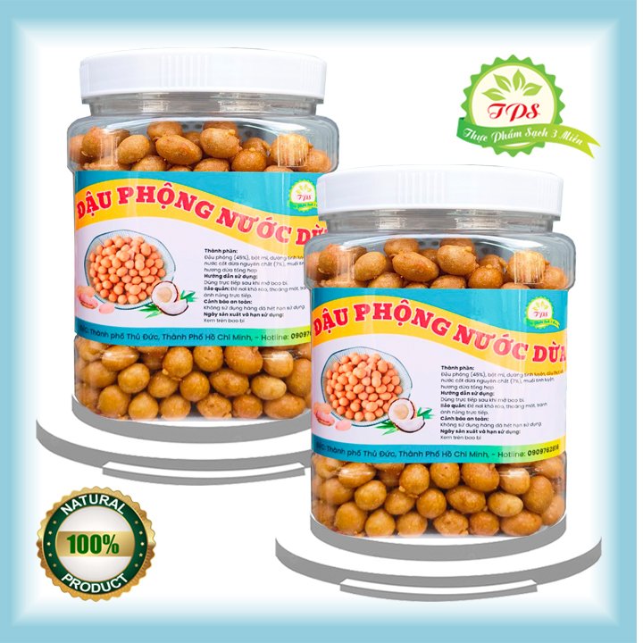 500g 300G đậu phộng da cá sấy nước cốt dừa thơm ngon