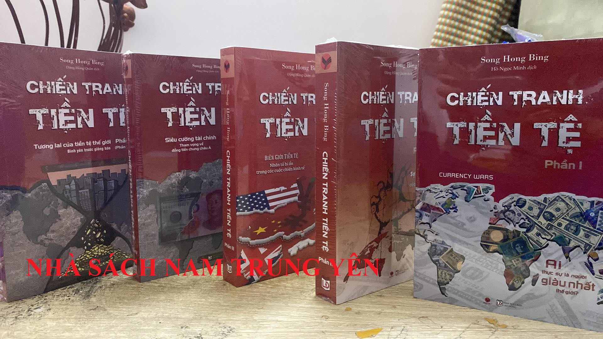 Sách - combo 4 tập chiến tranh tiền tệ - song hong bing